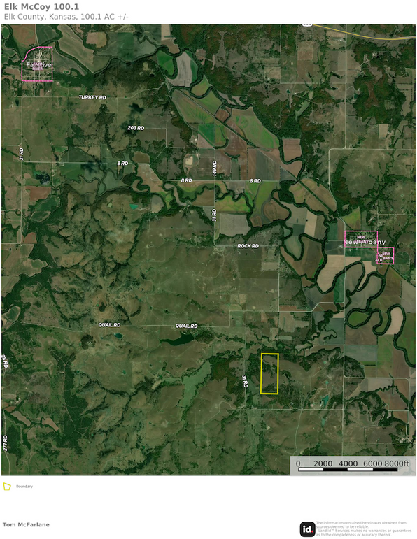 Elk McCoy 100.1 Map