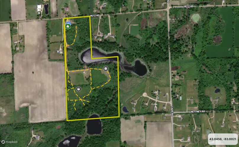 Trail Map, Lapeer 62