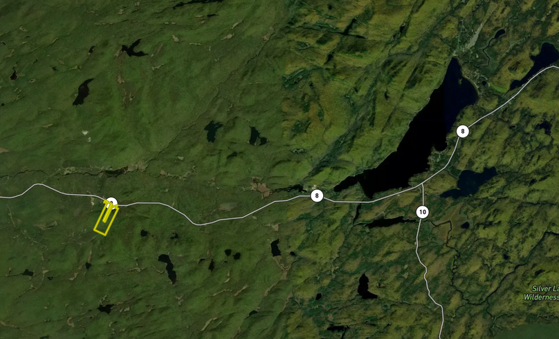 Hamilton County NY 165 Reininghaus Wide Map