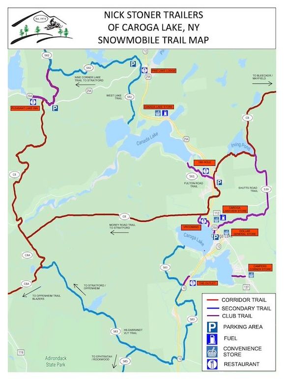 Snowmobile Trail Map
