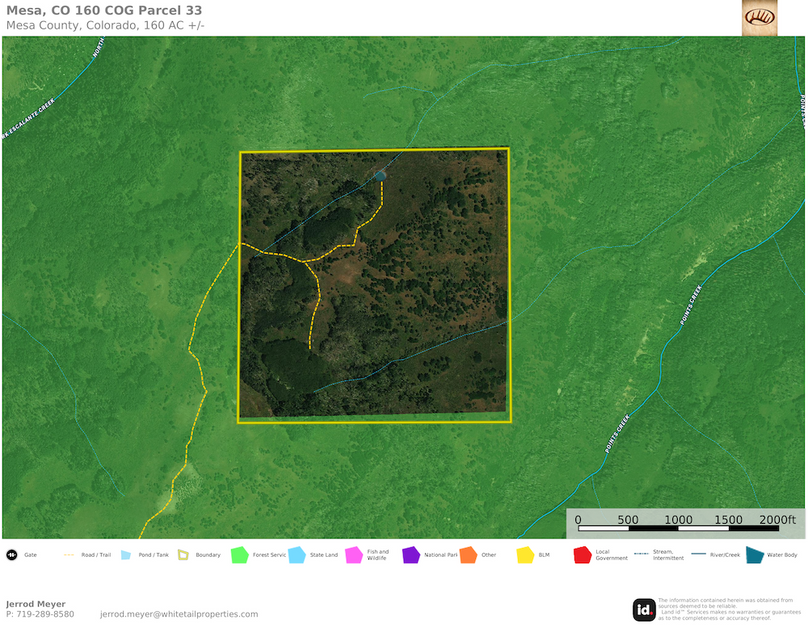 Mesa, CO 160 COG Parcel 33 Aerial 1