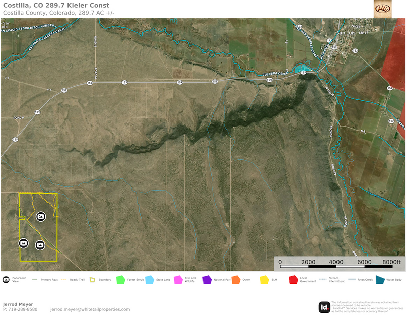 Costilla, CO 289.7 Kieler Const. Aerial 2