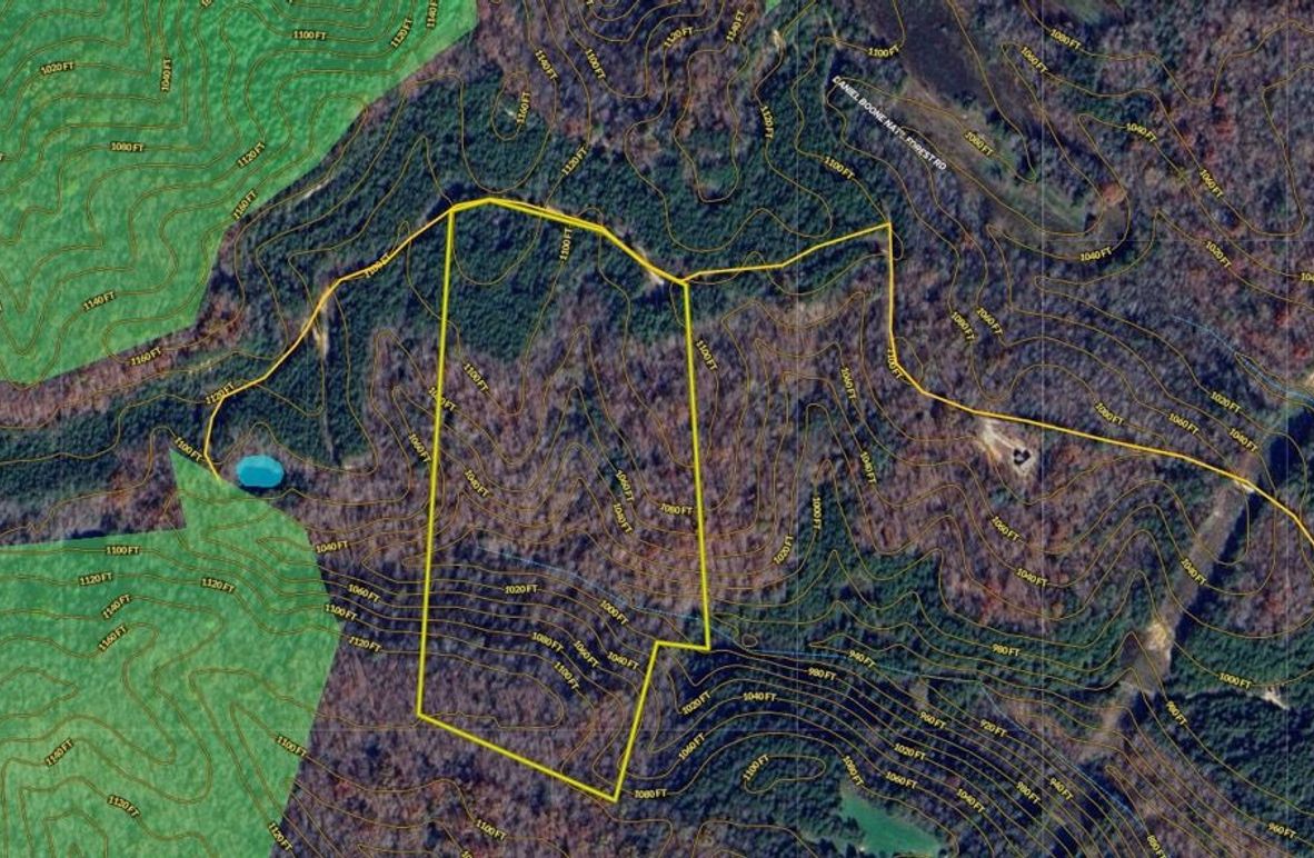 012 Owsley 17.74 Land ID map zoomed in with contour lines