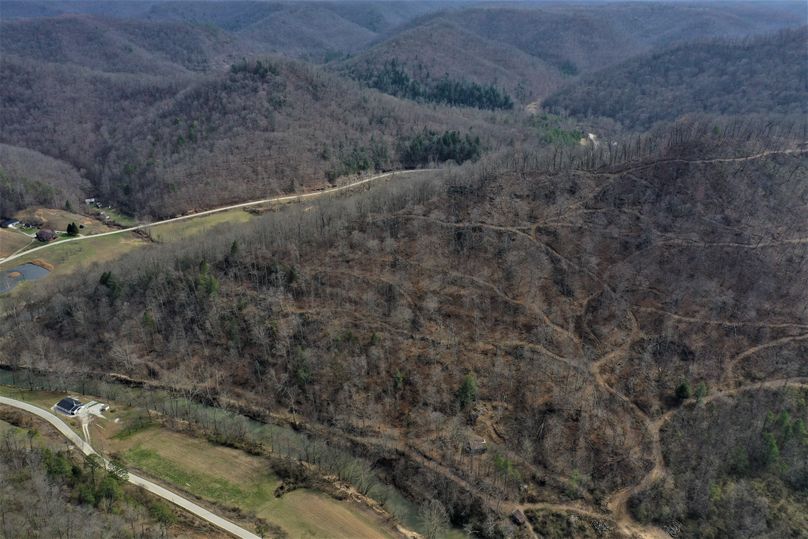 010 aerial drone shot of the far eastern portion of the property