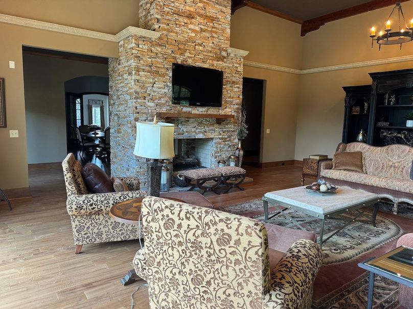 026 Double Stone Fireplace