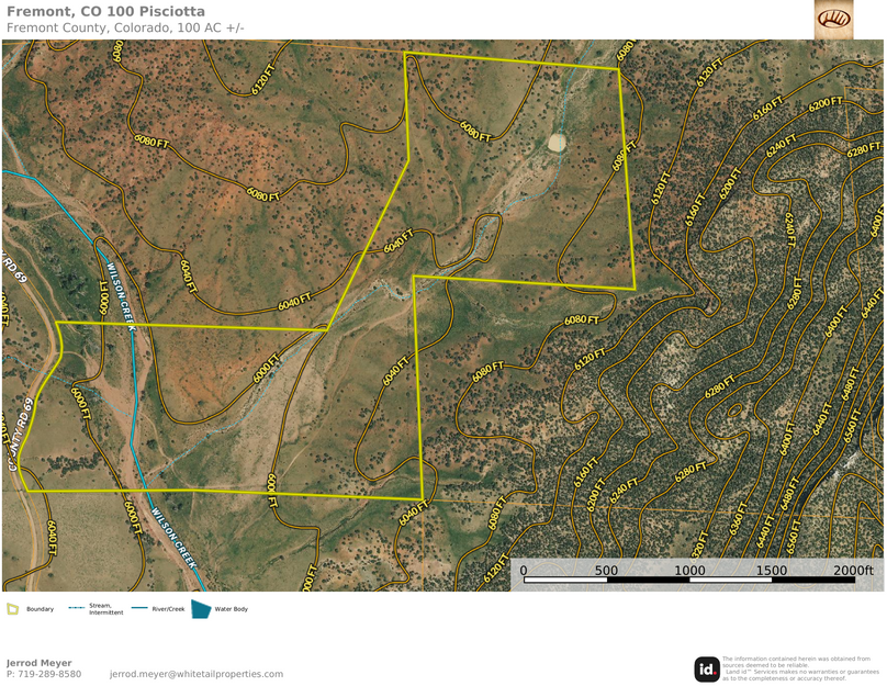 Fremont, CO 100 Pisciotta Topo