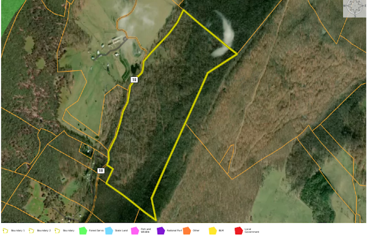 Pend Co WV 220 Hartman map 1 site