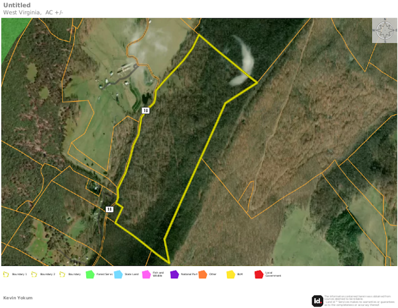 Pend Co WV 220 Hartman map 1 site