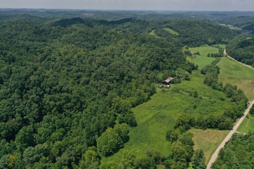 021 aerial drone view from the southeast boundary