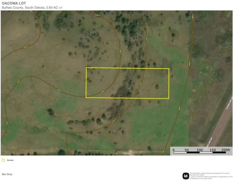 Lyman 0.83 - Contours