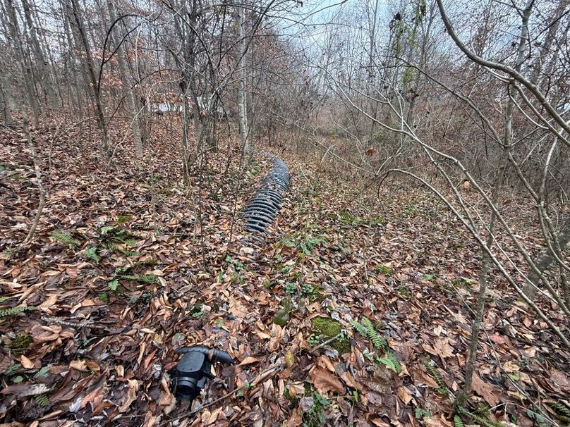 013 the recently installed septic chambers leading from the septic tank