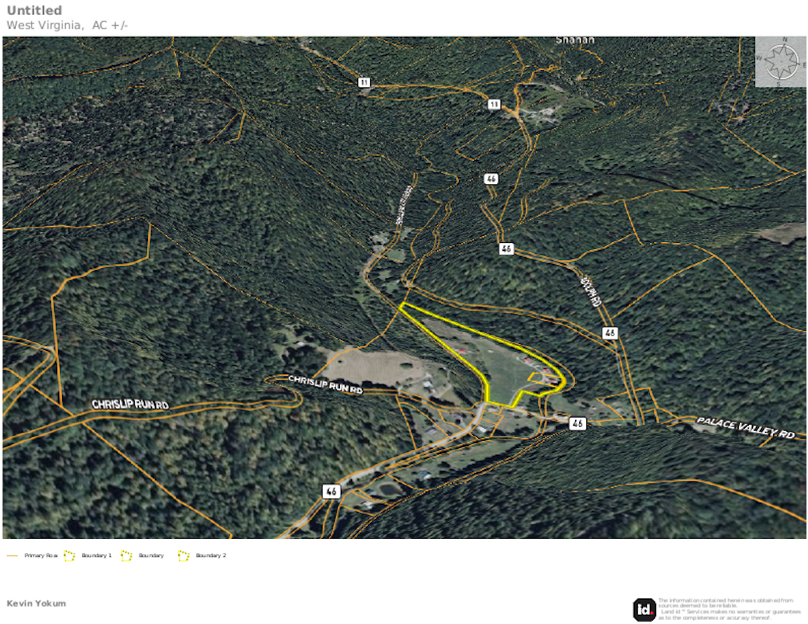 Randolph Co WV dark horse cabin 1 map3D