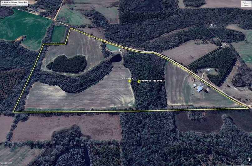 Aerial #4 Approx. 88 Acres Holmes County, FL