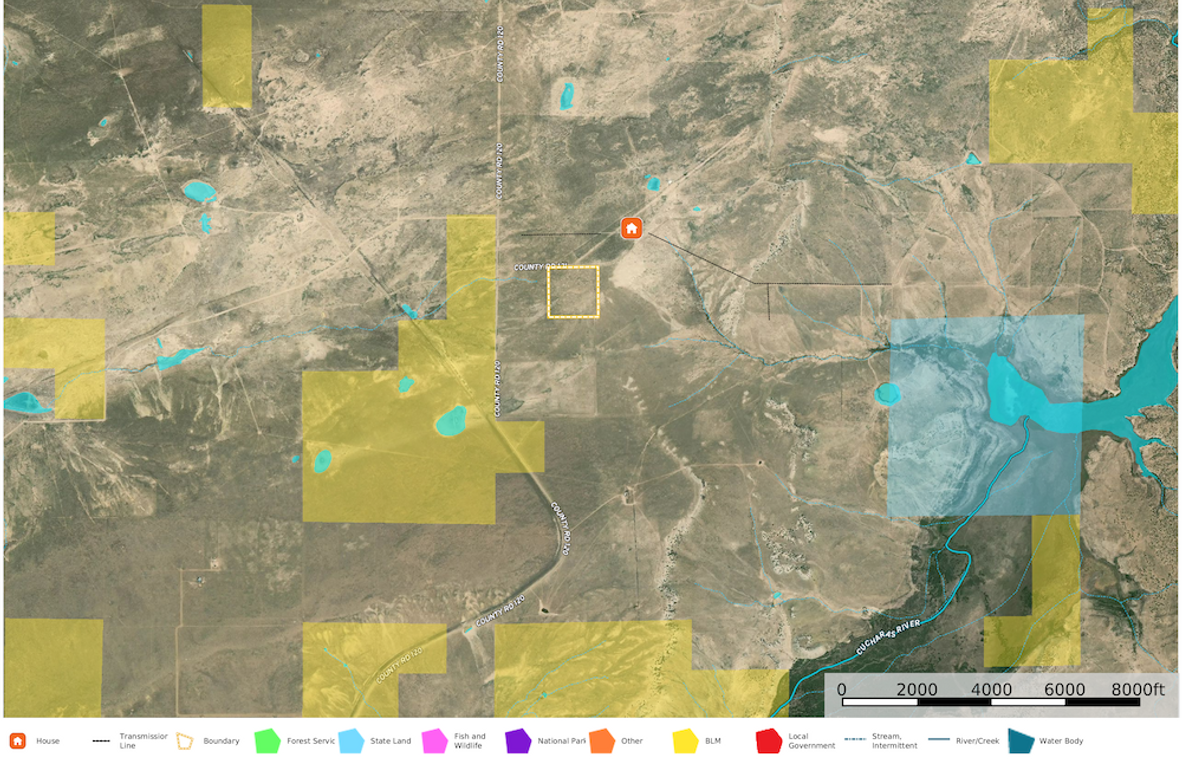 Huerfano, CO Driscoll Split 2 - Aerial 1
