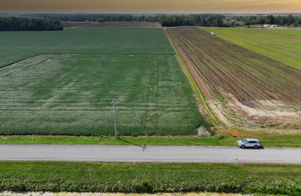 Front view looking South