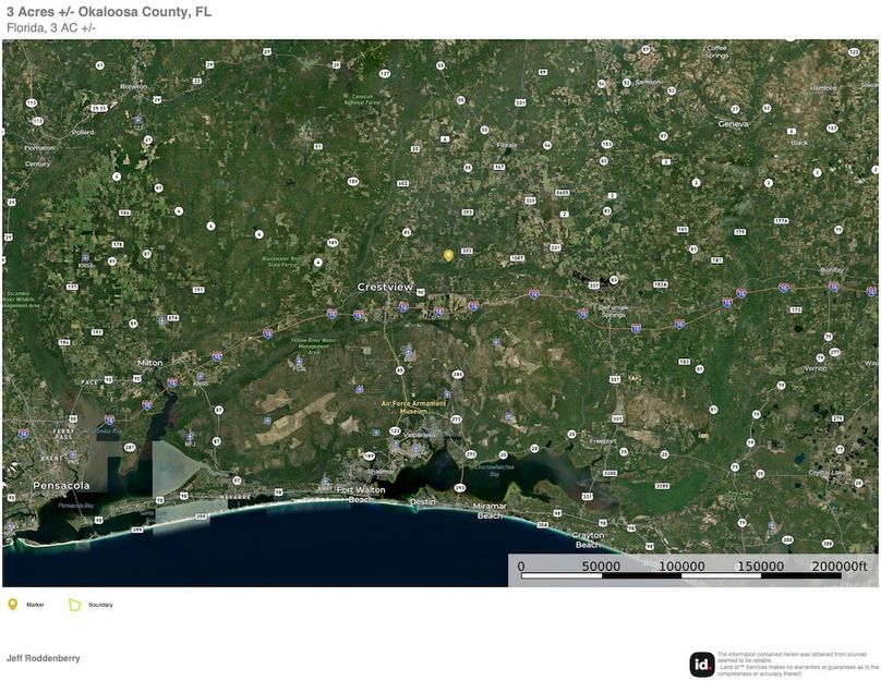 Extended Aerial #1 - 3 Acres Okaloosa, FL - OHM Springs, Inc. copy