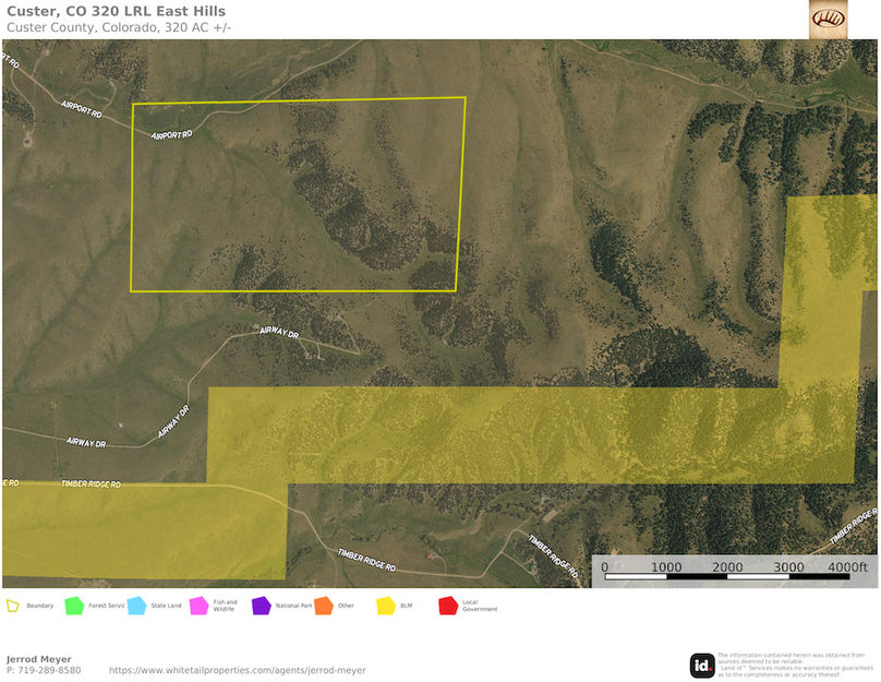 Custer, CO 320 LRL Aerial 1