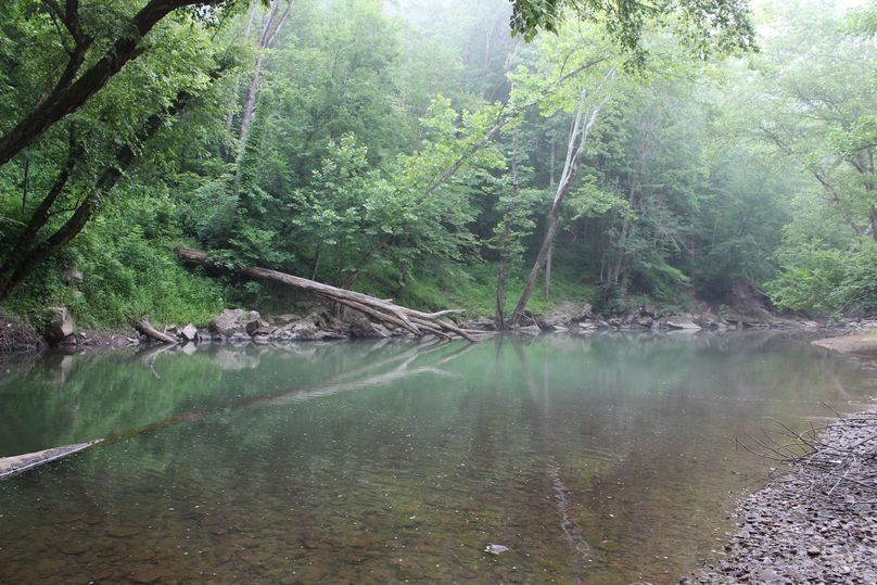 025 beautiful creek pool in the northwest corner