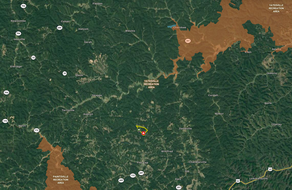 094 Johnson 175 Land ID mapping zoomed out with public land areas