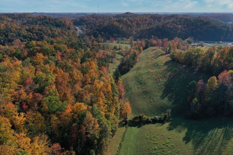 017 aerial drone shot from the north boundary looking down the valley-2