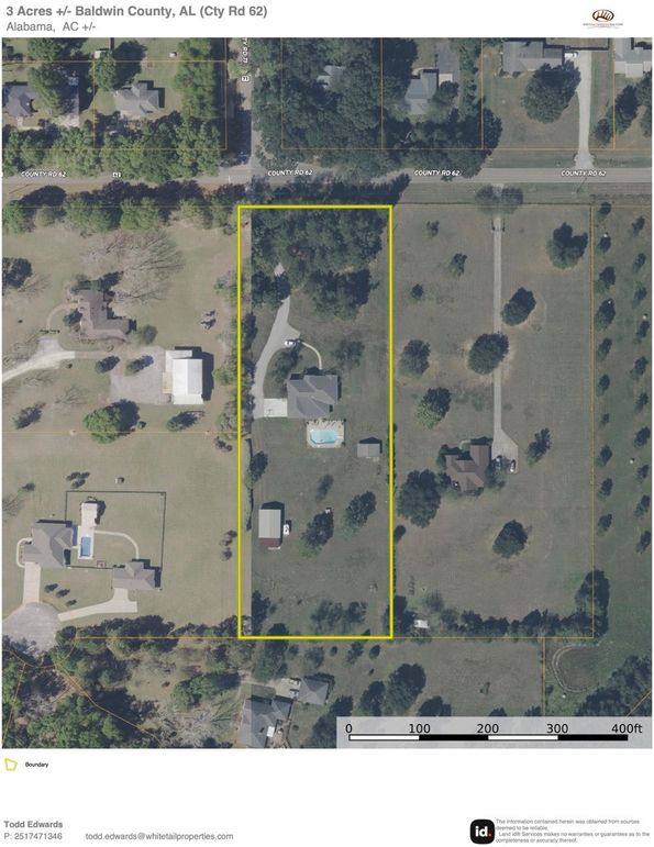 Aerial #1 Approx. 3 Acres Baldwin County, AL
