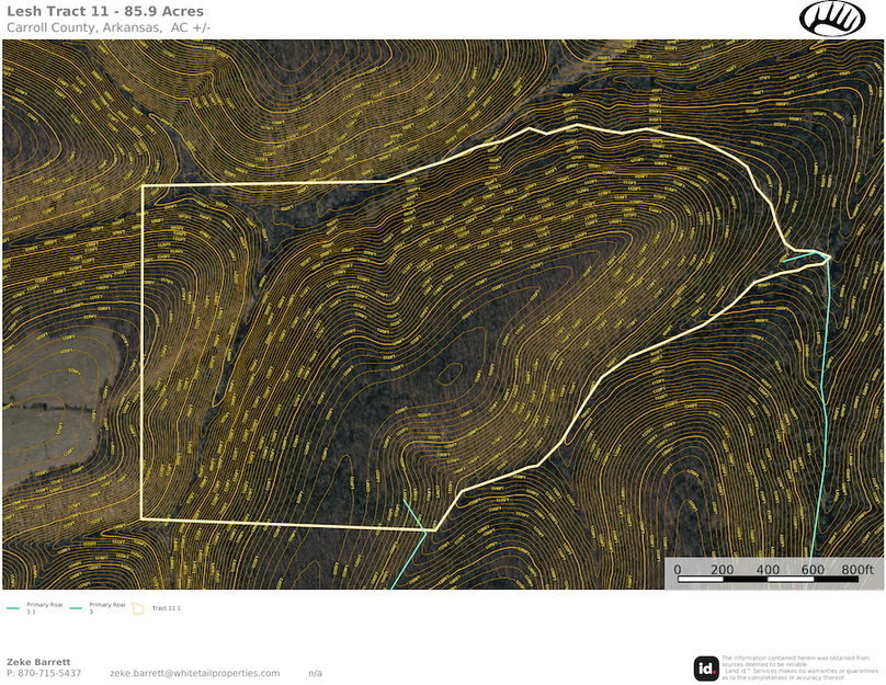 Lesh Tract 11 Google Contour