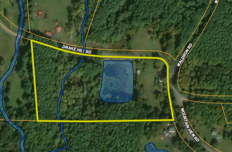 GC 60.99 Lot#1 Wetlands Map