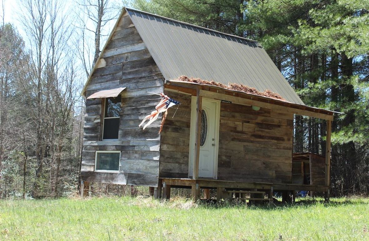 003 historic small hunting cabin