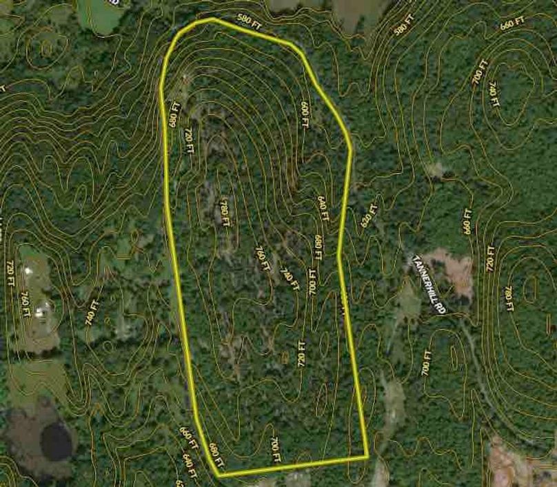 Washington County NY 135 Shaw Contour Map