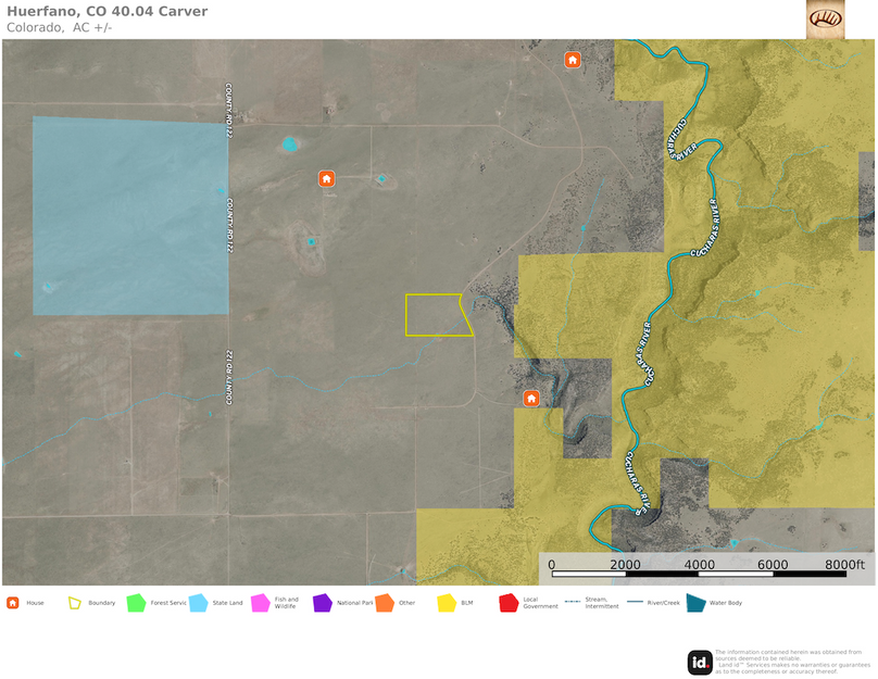 Huerfano, CO 40.04 Carver - Aerial 1