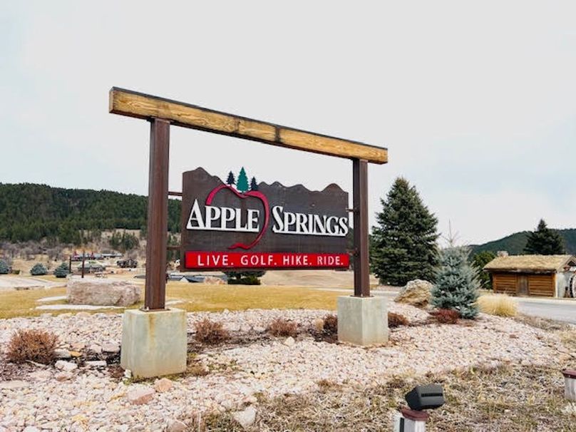 Apple Springs Welcome Sign