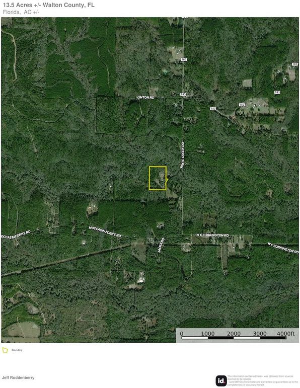 Aerial#2 - 13.5 Acres walton, FL - OHM Springs, Inc