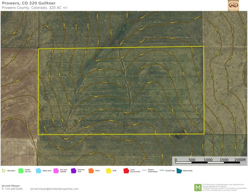 Prowers, CO 320 Paxson Trust Topo