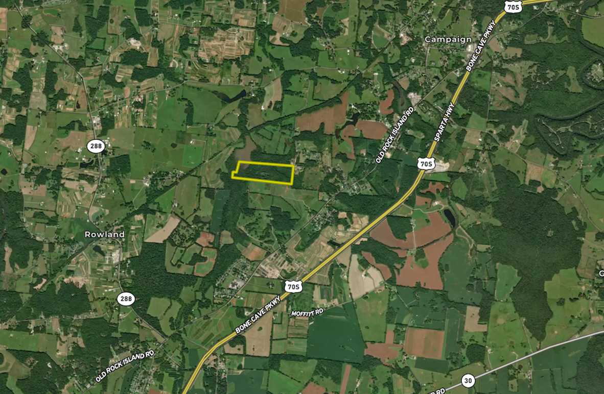 Warren Co TN 50.35AC Wilcher Aerial Lg Scale