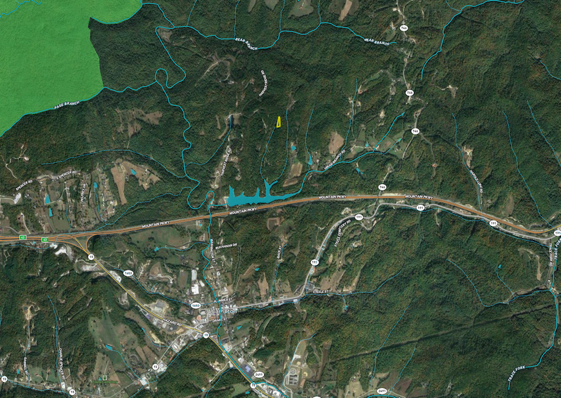022 Land iD map showing surroundings including DBNF