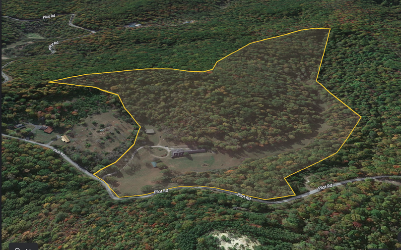 044 Powell 50 Google Earth 3D map viewing the property from the northeast boundary