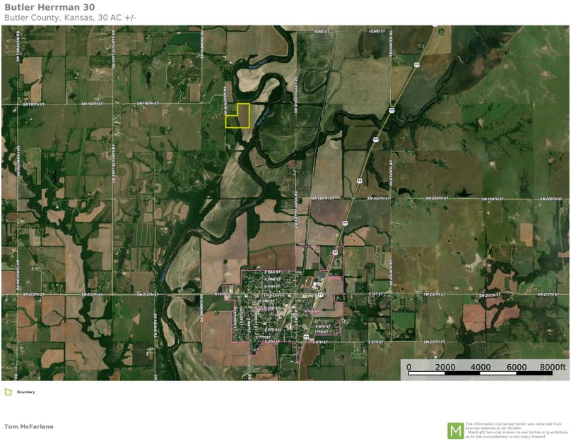 Butler Herrman 30 Map