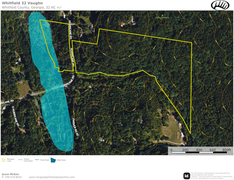 Contour Map - Vaughn 32 Ac.