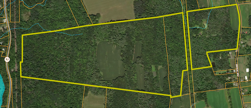 Columbia Co 213.53 Woodbury Farms LLC Water Features map