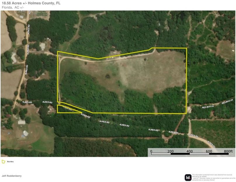 Aerial #1 - 18.58 Acres Holmes County, FL - OHM Springs, Inc