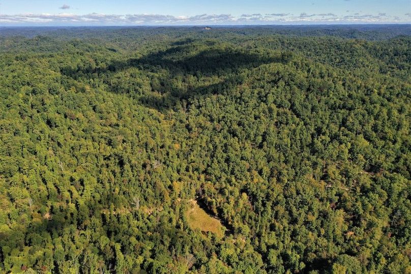 019 aerial drone shot from the south boundary looking up the north valley