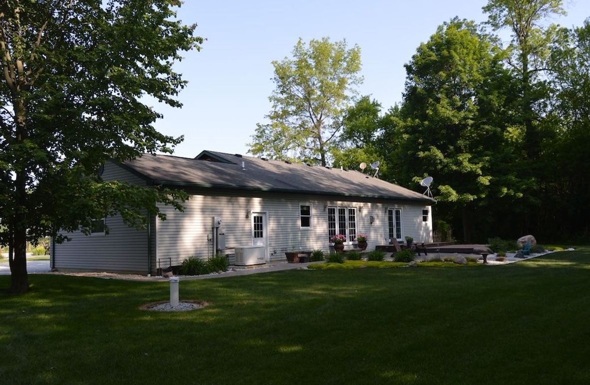 Backyard looking north