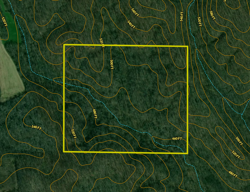 Aerial 2 Contour Hardin 40