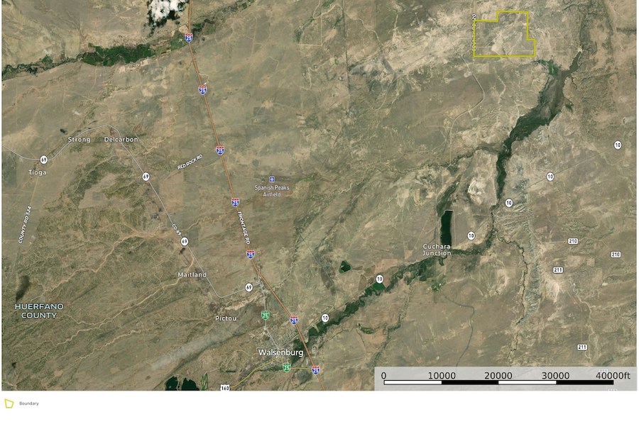 Huerfano, CO 1350 Flying D Aerial 2