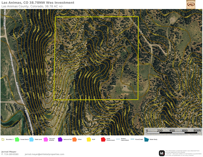 Las Animas, CO 38.78 Wes Investments Topo