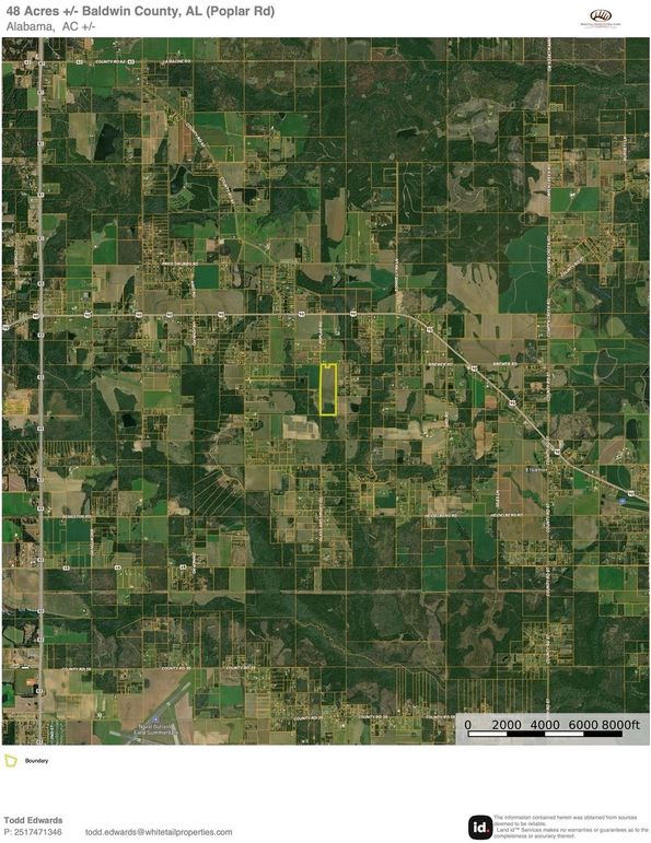 Aerial #2 Approximately 48 Acres Baldwin County, AL