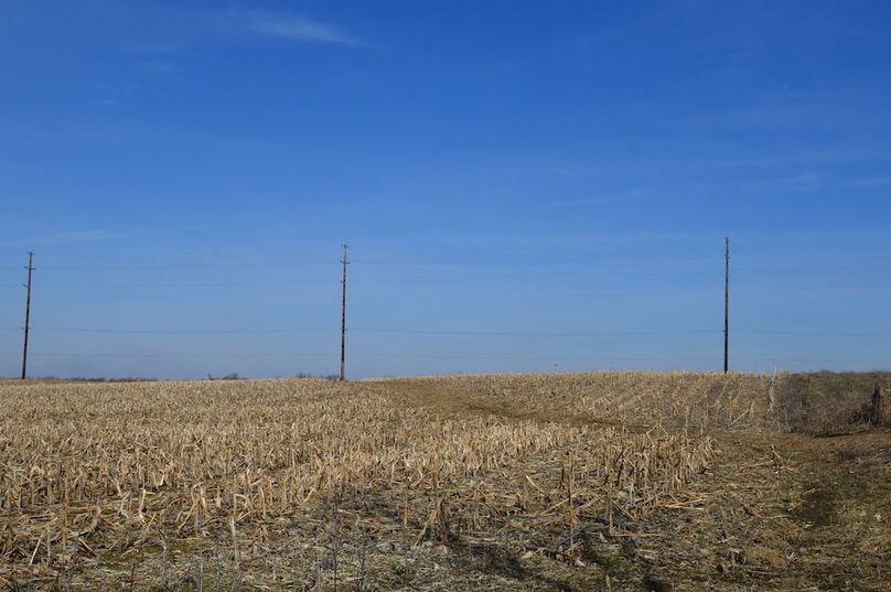 Edge of tillable along east line