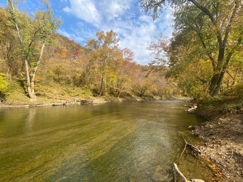 014 the river bounding the property along the north side