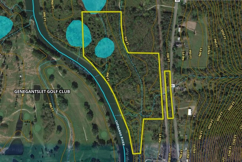 Rare Recreational Land On Chenango River, Possible Building Lot