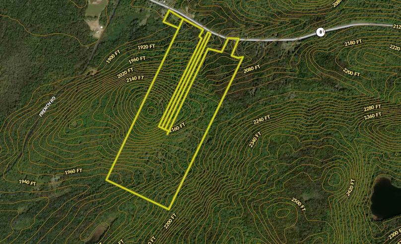 Hamilton County NY 165 Reininghaus Topo Map